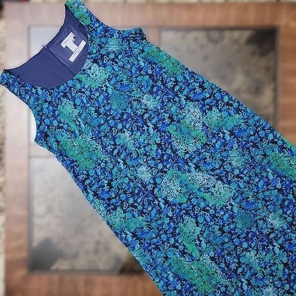 Vtg Coldwater Creek batik paisley floral maxi dress - Picture 4 of 16